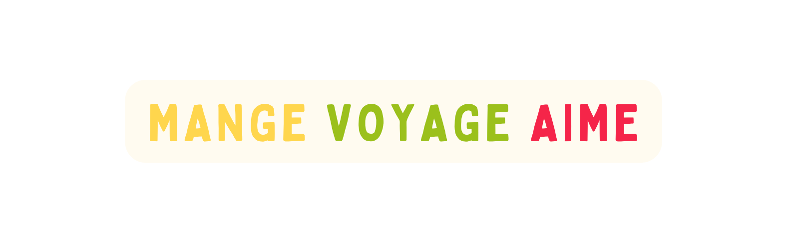 mange voyage aime